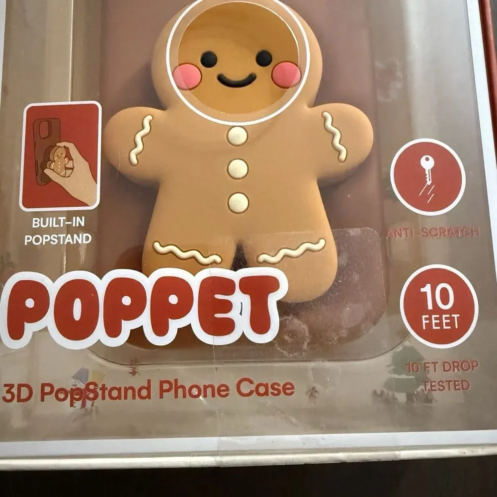 ARTIKL POPPET iPhone Case Fit iPhone 16 Pro Max CHRISTMAS Ginger Bread Stand New